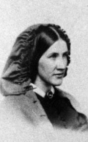 headshot of Civil War era nurse